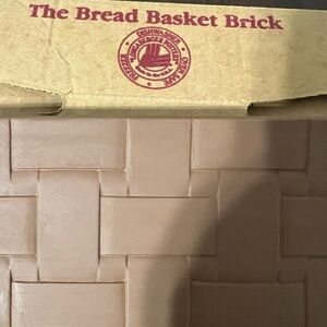Longaberger Pottery Bread Basket Warming Brick New In Box